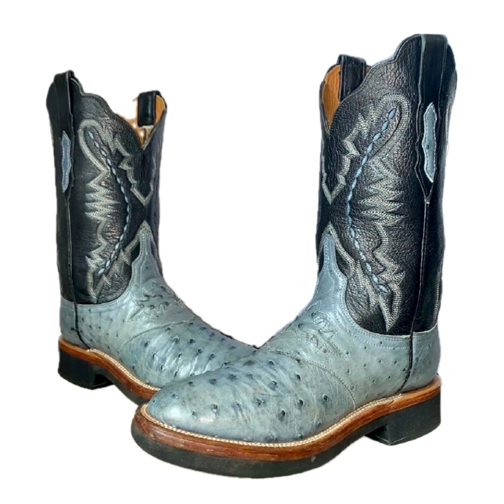 Lucchese Full Quill Ostrich Boots